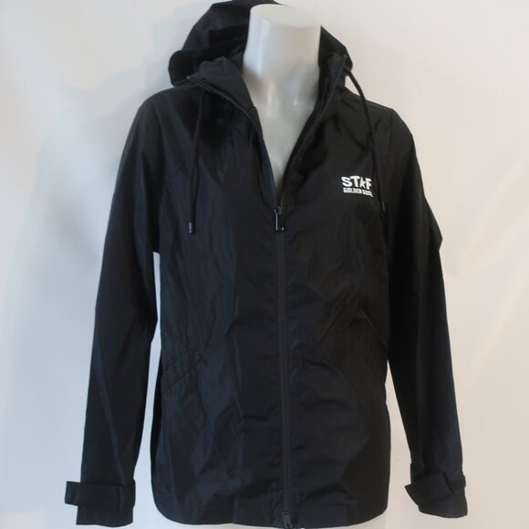 Womens Star Golden Goose GWP01032 (Item- 20) Black Windcheater Jacket 36 US/XXS - Picture 5 of 14